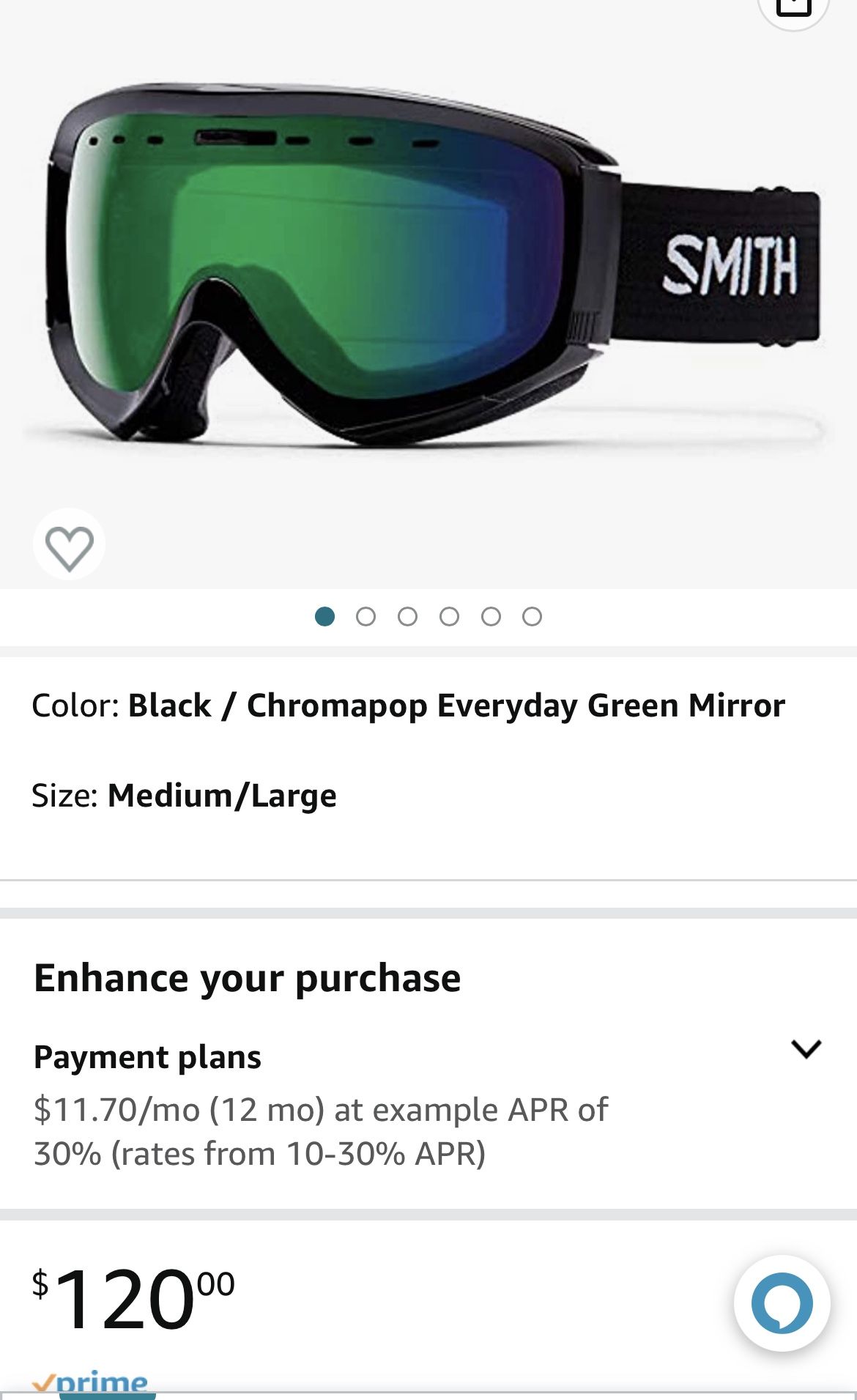 NEW Smith Snowboarding Prophecy OTG Goggles