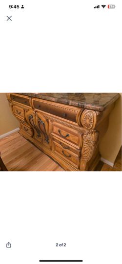 Michael Amini Trevi Dresser and one night stand