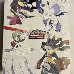 Pokemon TCG Mega Evolution Mini Portfolio w/Booster 12x Box - Factory Sealed
