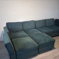 Belffin Modular Sectional Sofa 6 Piece Set