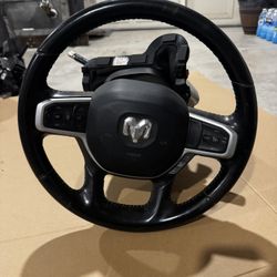 Ram 1500 Steering Wheel With Bag 2019 2020 2021 2022 2023 2024