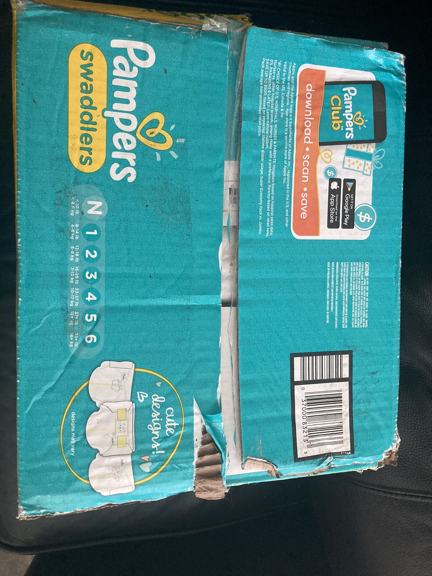 New Born Pampers 174 Ct For $30