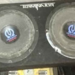 Pioneer 12s Terminator box & amp $100 obo
