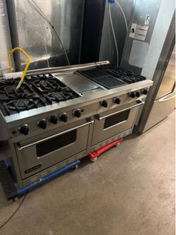 Viking gas range 60”