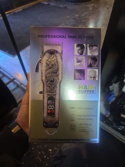Professional Hair Clipper with Dragon Design
