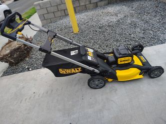 DeWalt Cordless Push Lawn Mower used and tool only