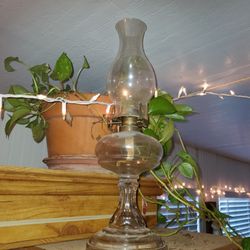 Old Oil Lamp, Still Has Wick