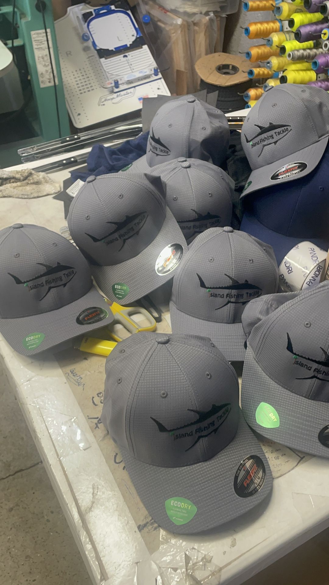 12 Hats For 120.00 Embroidery Special 