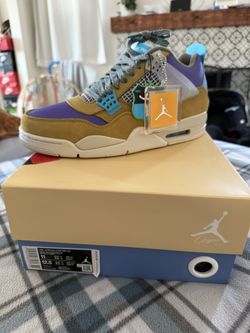 Jordan 4 Union “Desert Moss”