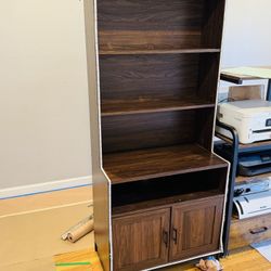 Book Shelf With Cabinet