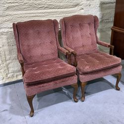 Wingback Chairs (pair)