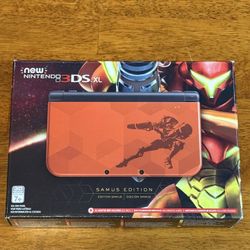 New Nintendo 3ds XL Samus Edition 