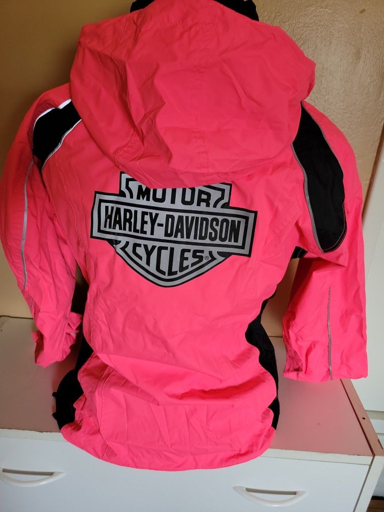 Harley Davidson Womens HI VIS Rain Suit Gear Jacket Pants Small for Sale in Corona CA OfferUp