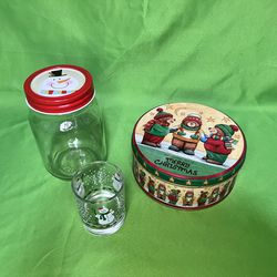 mixed christmas containers 