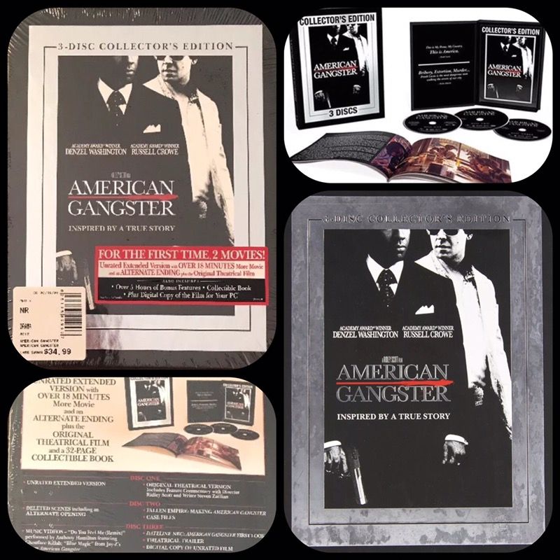 Brand New American Gangster 3 DVDS Unrated Edition
