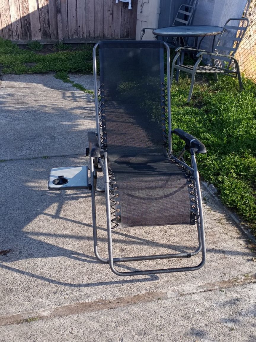 Reclining Chair With Cup Holder Good Condition