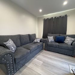 Sofa and Loveseat Set For Sale