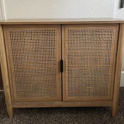 Two Shelve Rattan Storage 