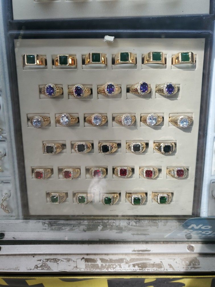 Gold Plated Men's Rings $20 Each