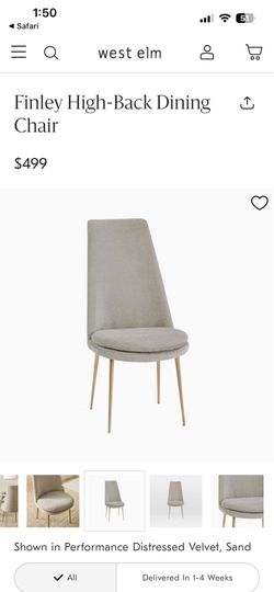 West elm chairs