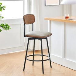 Bar Stools x2 - Counter Height 