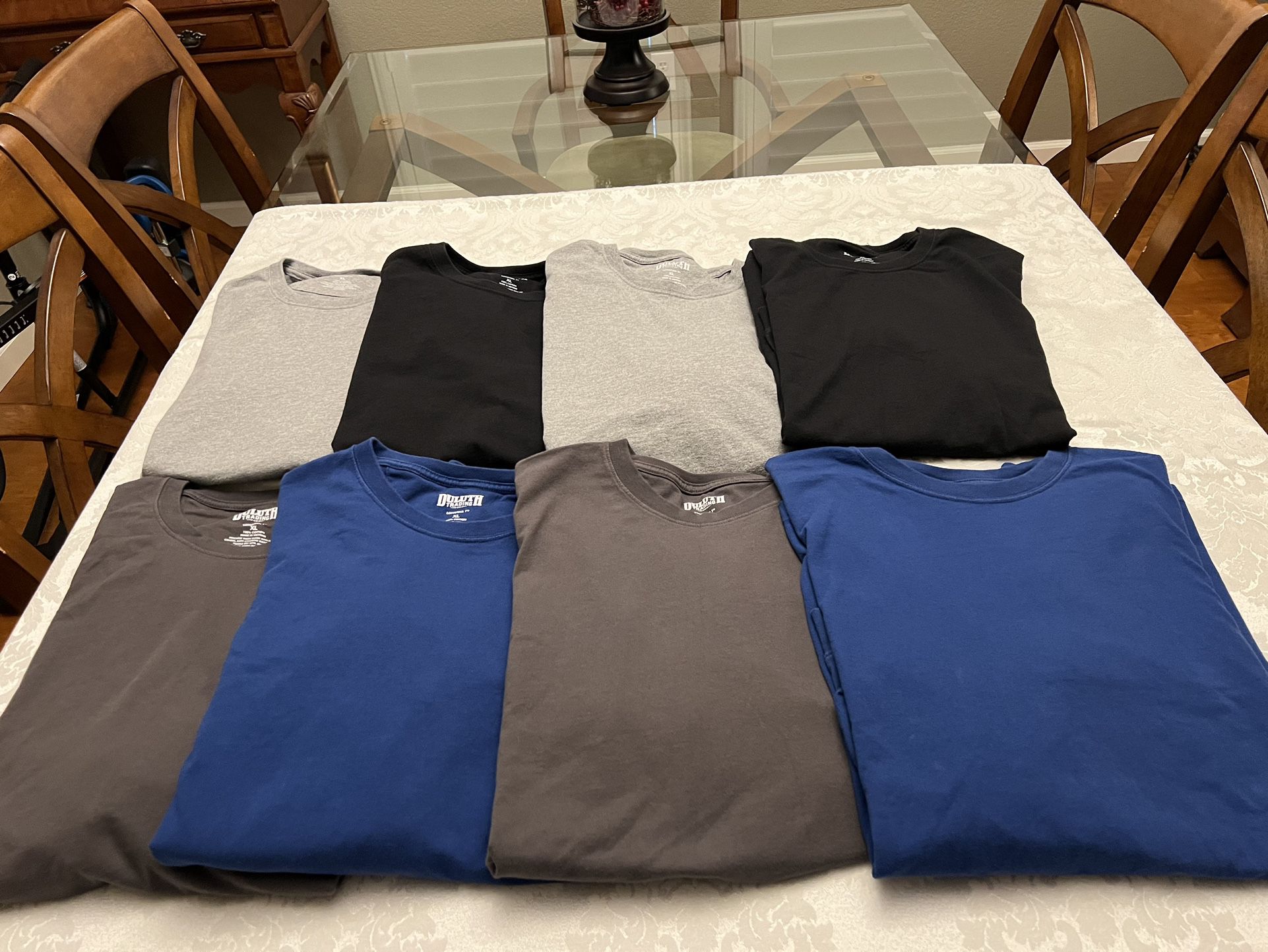 Men's long sleeve cotton T-shirts XzL