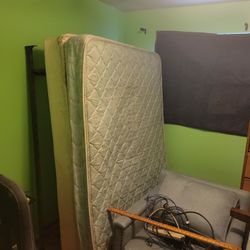 Free Bed Mattress And Box Spring.