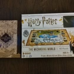 Lot Of 2 Harry Potter Jigsaw Puzzles 