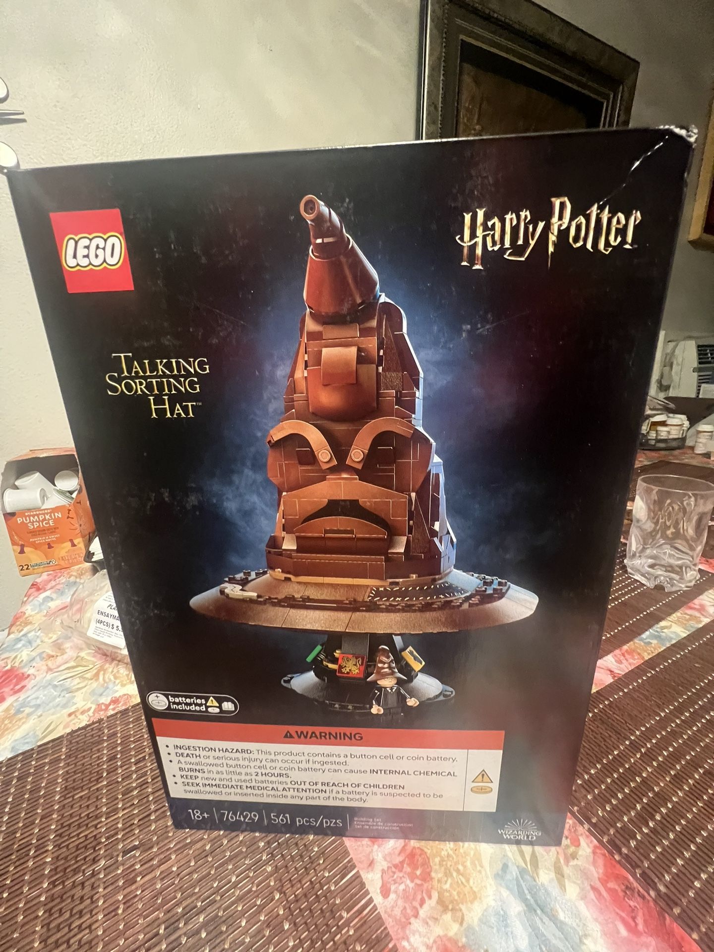 Lego Harry Potter Talking Sorting Hat Set 76429