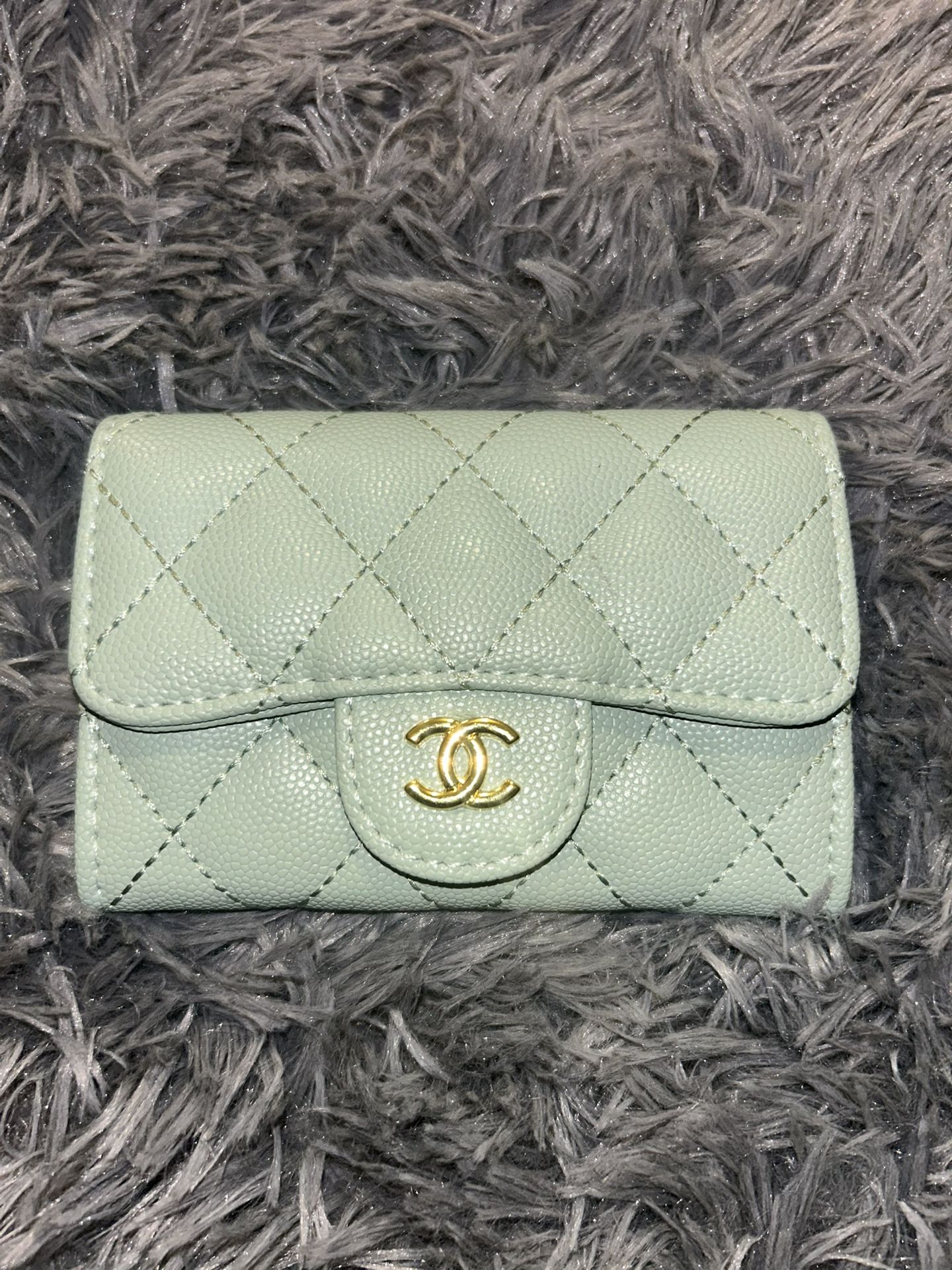 Mint Green Popular Wallet Used EUC