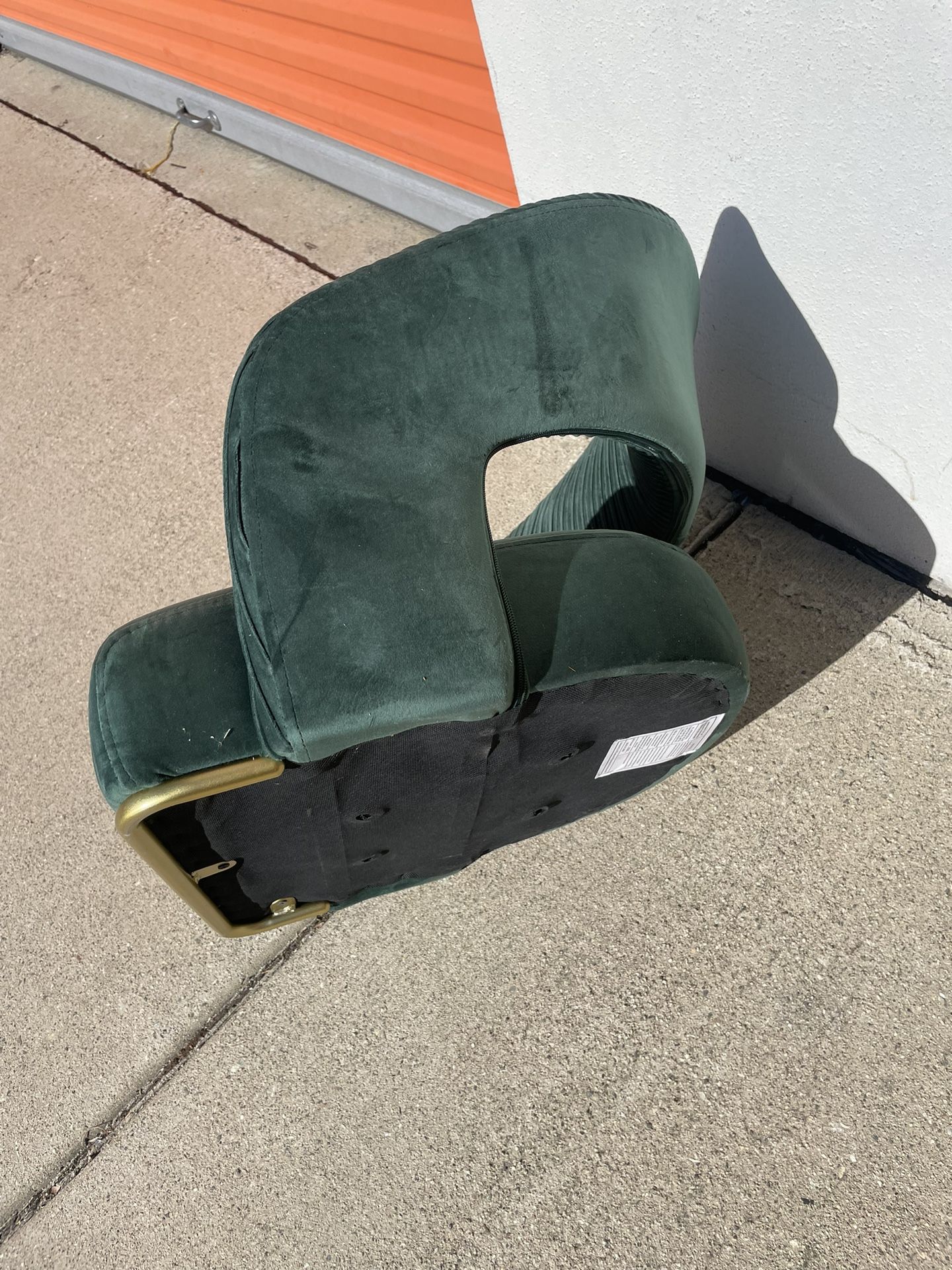 Swivel Bar Stools 30" Bar Stool with Arms Upholstered Counter Stools Pub Barstools, Green