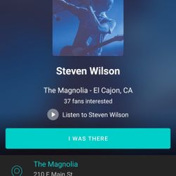 Steven Wilson Ticket