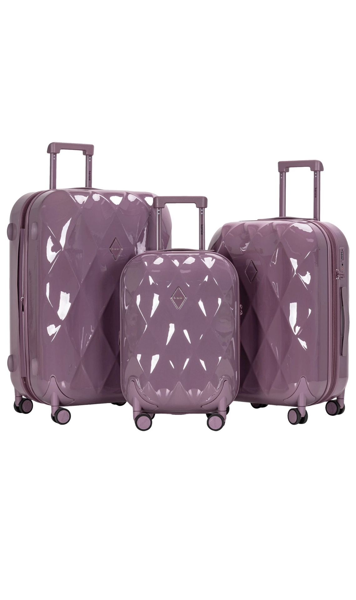 Kensie Three Pc Luggage Set 