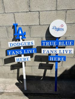 Dodgers Wood Signs Or any sports team