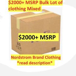 $2,000+ Bulk Wholesale Lot Mostly Women's Clothing - Nordstorm Brand 50 units