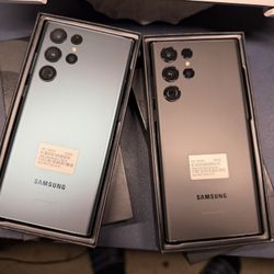 Samsung Galaxy S22 Ultra 128GB Green And Black Available 