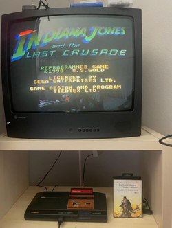 Indiana Jones and the Last Crusade - Master System (Tec Toy - Brazil) -OBO