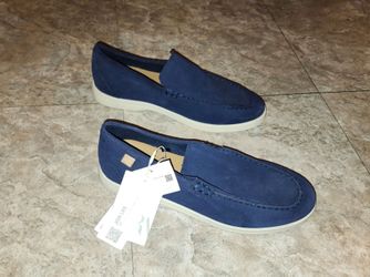 Zara boys leather shoes new