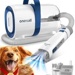 Dog Hair Vacuum & Dog Grooming Kit,