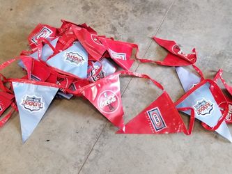 Rope And Flags To Seperate Your Campsite From Intruders