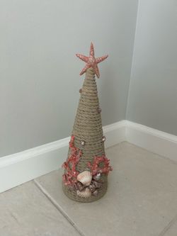 Coastal Coral Christmas Decor Starfish Beach