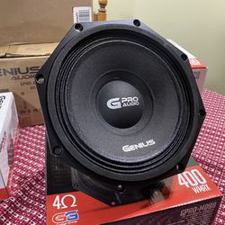 New 8” Genius Audio Octagon Midrange Loudspeaker  $65 Each  