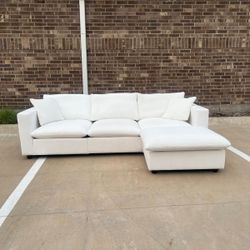 White Sectional 