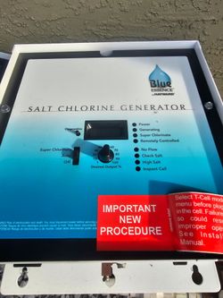 Haywood Blue Essence, Electronic Chlorine Generator