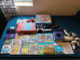 Video Game Lot (Nintendo Switch, New Nintendo 2DS XL, Mario Game & Watch, Game Cube, Oculus Quest 2, etc.)