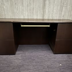 Real Solid Wooden Computer Desk