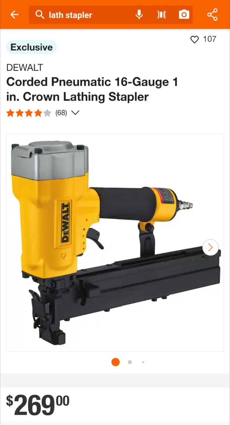 DeWalt Lathing Stapler