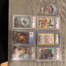 Graded Pokémon Slabs And Single