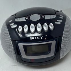 Sony Boombox Cassette Cd Vintage
