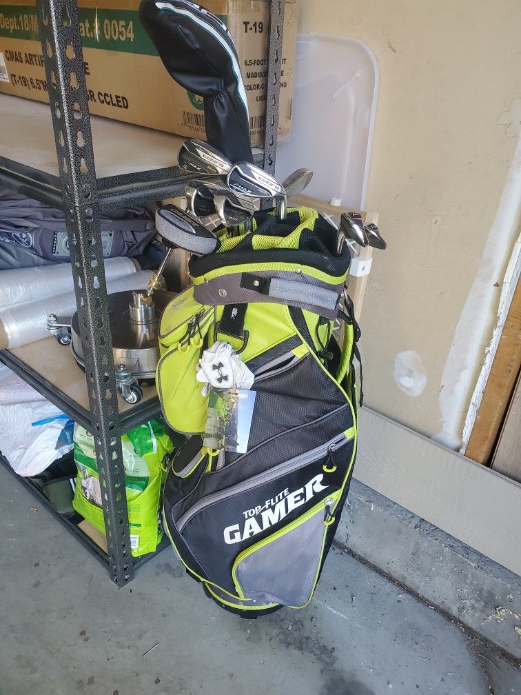 Golf Clubs And Bag